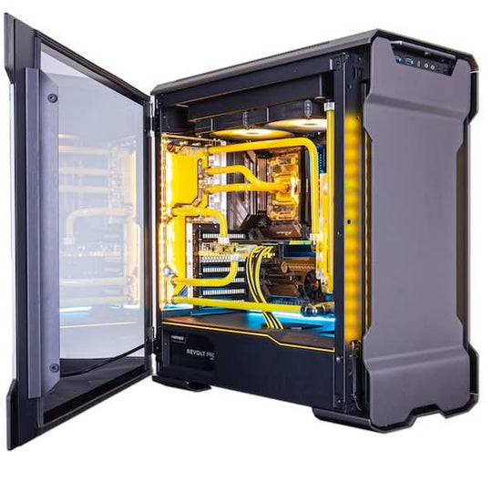 GIGATE Hyperion, Powered By ASUS White Edition, Gaming Desktop, Intel Core i9 14900K, Nvidia RTX 4090 OC 24GB, 32GB RAM, 2TB SSD + 4TB HDD, OS