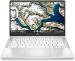 HP, Chromebook, Intel Celeron N4120, 14"inch, 4 GB LPDDR4-SDRAM, 64 GB eMMC, ChromeOS, White