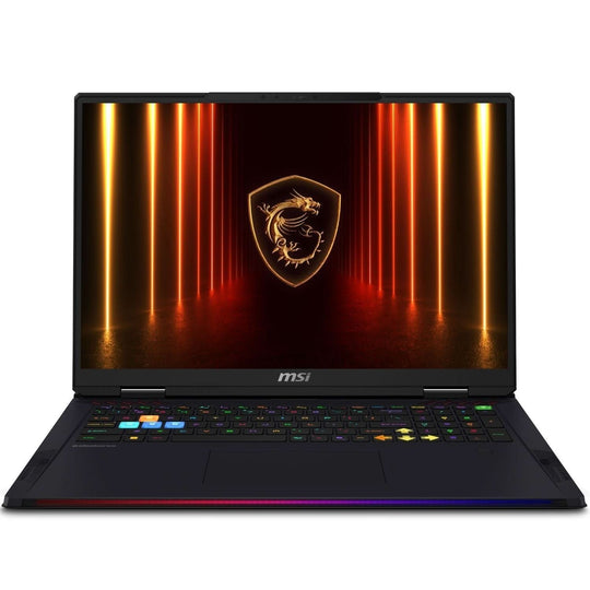 MSI - Raider 18 + HXAIA2XWJG-009UK + Gaming Laptop - Intel Core Ultra 9 285HX - RTX 5090 - 64GB RAM - 4TB SSD - 18-inch UHD+ - Windows 11 Home