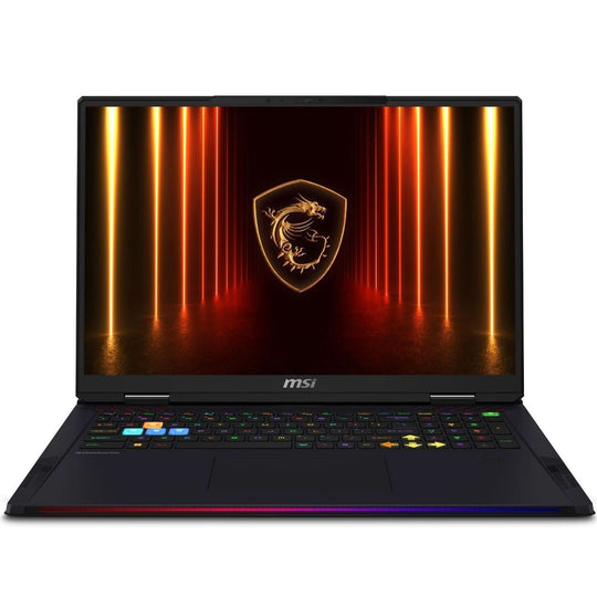 MSI - Raider A18 + HX A9WIG-003UK + Gaming Laptop - AMD Ryzen 9 9955HX3D - RTX 5080 - 64GB RAM - 2TB SSD - 18-inch UHD+ - Windows 11 Home