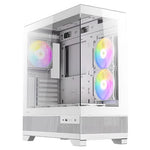 Antec CX700 ARGB Midi Tower ATX Case 270° Tempered Glass 5x120mm RGB Fans - White