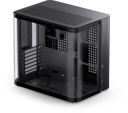 Jonsbo TK-2 2.0 Midi-Tower, Tempered Glass - Black
