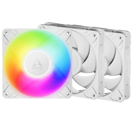 Arctic P12 Pro A-RGB White PWM Triple Fan Pack - 120mm