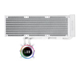 Lian Li HydroShift II LCD-C 360 FANLESS AIO CPU Cooler - 360mm Radiator - 2.1" IPS LCD - White