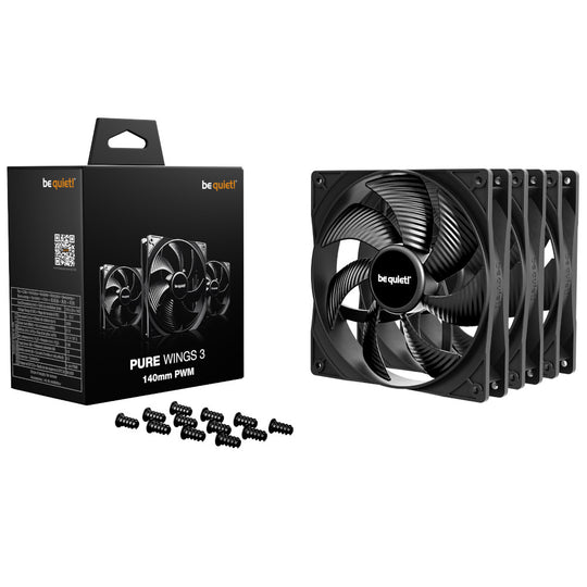 be quiet! Pure Wings 3 PWM Triple Fan Pack - 140mm
