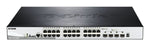 D-Link DGS-1510-28XMP Managed L2/L3 Gigabit Ethernet (10/100/1000) Power over Ethernet (PoE) Black, Grey