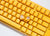 Ducky One3 Yellow TKL keyboard USB UK International - GIGATE KSA