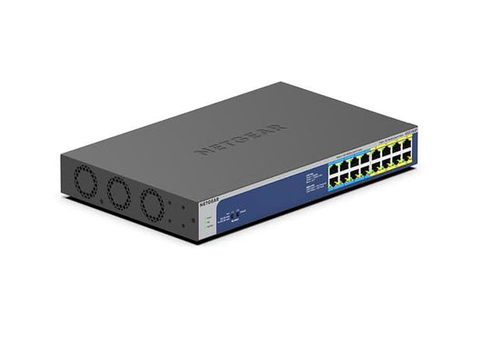 NETGEAR GS516UP Unmanaged Gigabit Ethernet (10/100/1000) Power over Ethernet (PoE) Grey GS516UP-100NAS