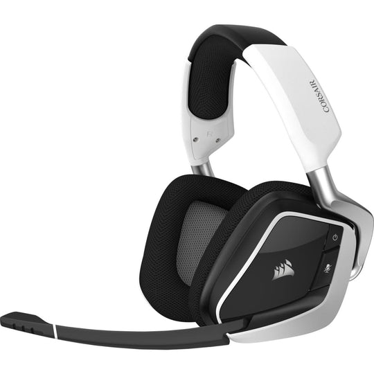 Corsair VOID RGB ELITE Wireless - Over Ear Gaming Headset with Mic - Black/White