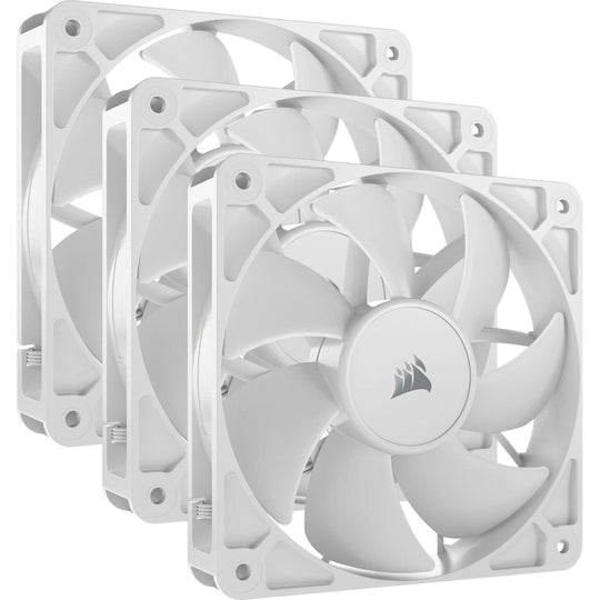 Corsair RS120 PWM Fan 3-Pack - 120mm - White