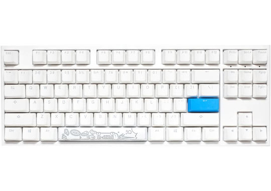 Ducky One 2 TKL - USB Wired RGB Mechanical Gaming Keyboard - White