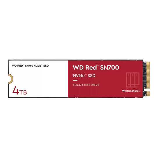 ويسترن ديجيتال WD Red SN700، محرك SSD من نوع M.2 بسعة 4000 جيجابايت، واجهة PCI Express 3.0 NVMe.