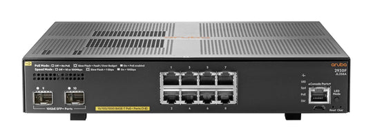 HPE Aruba 2930F 8G PoE+ 2SFP+ L3 Managed Switch - 135W PoE Budget