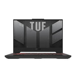 اسس TUF A15 لابتوب FA507NU-LP103W للألعاب بمعالج AMD ريزن 5 7535HS، شاشة 15.6 انش Full HD، ذاكرة 8 جيجابايت DDR5-SDRAM، سعة تخزين 512 جيجابايت SSD، نفيديا جيفورس RTX 4050، ويندوز 11 هوم، أسود و رمادي