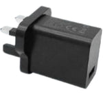 Capture CA-MTAC-18W-UK mobile device charger Mobile computer Black Fast charging Indoor