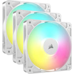 Corsair RS120 ARGB Triple Pack Case Fans - 120mm PWM - Daisy-Chain ARGB - White