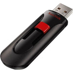 سانديسك ذاكرة فلاش كروزر جلايد USB، مُجددة باللون الاسود/الاحمر