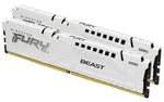 Kingston Technology FURY Beast 64GB 6400MT/s DDR5 CL32 DIMM (Kit of 2) White EXPO