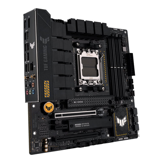 ASUS TUF GAMING B650M-PLUS WIFI Motherboard, AMD, AM5, B650, DDR5, micro ATX