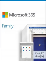 Microsoft Office 365 Family (PC, Mac) (6 Devices, 6 Months), Microsoft Key, Global