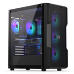 ENDORFY Regnum 400 ARGB Full Tower ATX Case Tempered Glass 4x120mm ARGB Fans - Black