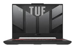 اسس TUF A15 لابتوب FA507NV-LP025W للألعاب بمعالج AMD ريزن  5 7535HS، شاشة 15.6 انش Full HD، ذاكرة 16 جيجابايت DDR5-SDRAM، سعة تخزين 512 جيجابايت SSD، نفيديا جيفورس RTX 4060، ويندوز 11 هوم، أسود و رمادي