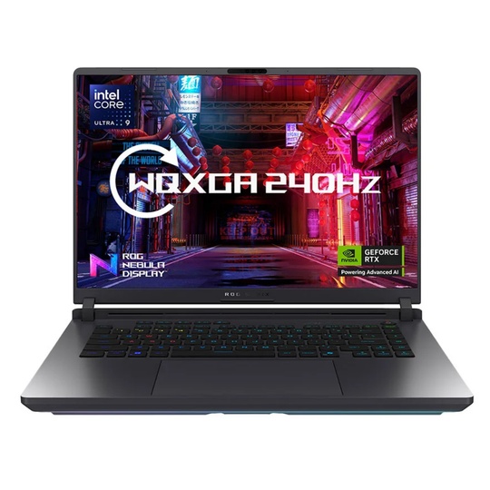ASUS - ROG Strix G16 + Gaming Laptop - Intel Core Ultra 9 275HX - GeForce RTX 5080 - 32GB RAM - 2TB SSD - 16-inch 2560x1600 - Windows 11