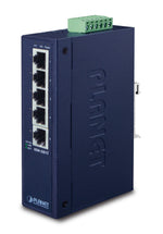 PLANET ISW-501T network switch Unmanaged L2 Fast Ethernet (10/100) Blue