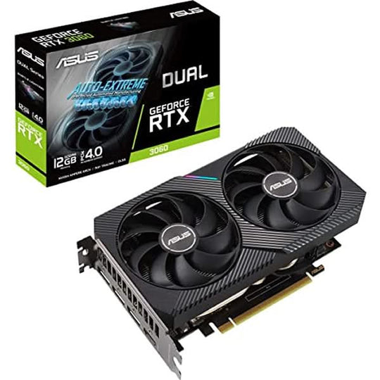 Asus GeForce RTX 3060 V2 LHR Dual OC 12GB GDDR6 PCI-Express Graphics Card