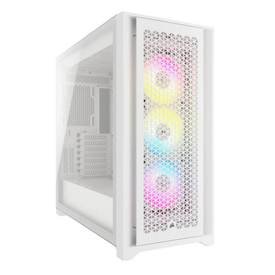 Corsair iCUE 5000D RGB Airflow Mid Tower ATX Case - White