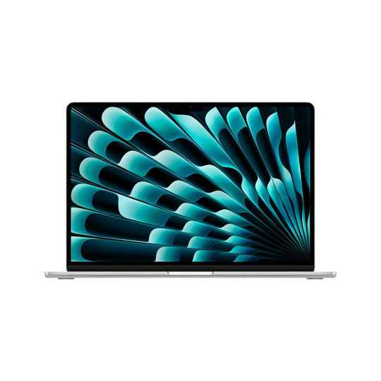 Apple - MacBook Air + 15-inch + Laptop - Apple M3 - Apple GPU (10-core) - 16GB RAM - 256GB SSD - 15.3-inch (2880x1864) - macOS Sequoia - Silver