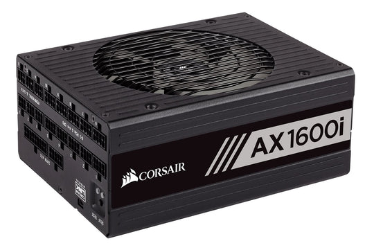 وحدة تزويد الطاقة كورسير AX1600i بقدرة 1600 واط 24-pin ATX لون أسود.