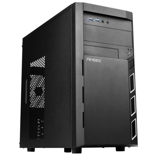 Antec VSK3000 Elite Mini Tower Micro-ATX Case with USB 3.0 - Black