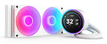 NZXT Kraken Elite 240 RGB AIO Liquid Cooler - 240mm Radiator - 2.72" IPS LCD - White