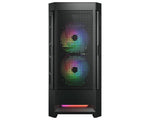 COUGAR Airface RGB Mid Tower ATX Case Tempered Glass ARGB - Black