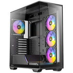 Antec C3 Mid Tower ATX Case 270° Tempered Glass ARGB - Black