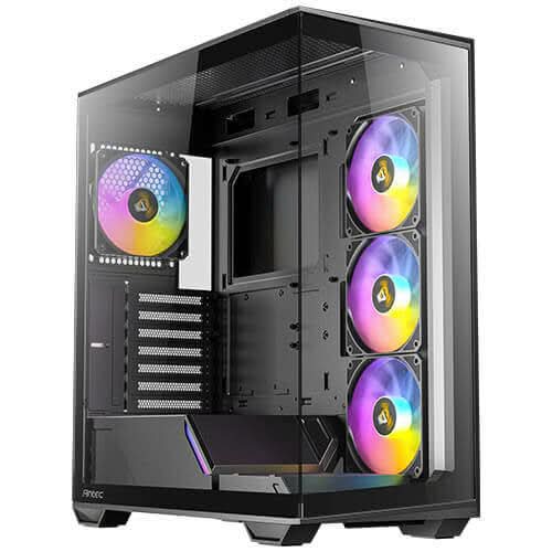 Antec C3 Mid Tower ATX Case 270° Tempered Glass ARGB - Black