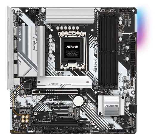 آسروك B760M برو آر إس إنتل B760 LGA 1700 مايكرو ATX