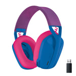 Logitech G G435, Over-Ear Wireless Gaming Headset, Built-in Mic, Blue - Purple