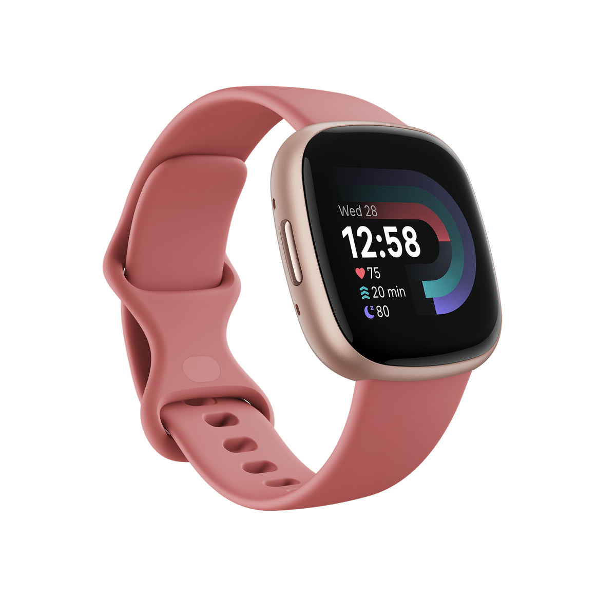 Fitbit Versa 4 Digital Touchscreen Rose GPS (satellite) FB523RGRW