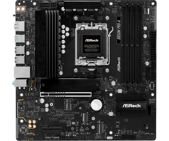 ASRock B850M Pro-A Socket AM5 micro ATX Black Motherboard