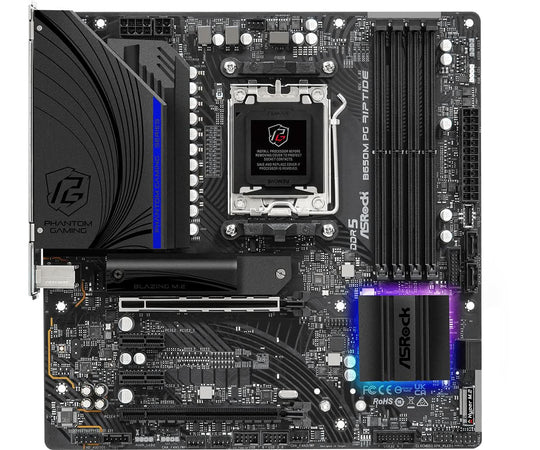 ASRock B650M PG Riptide Socket AM5 micro ATX Black Motherboard