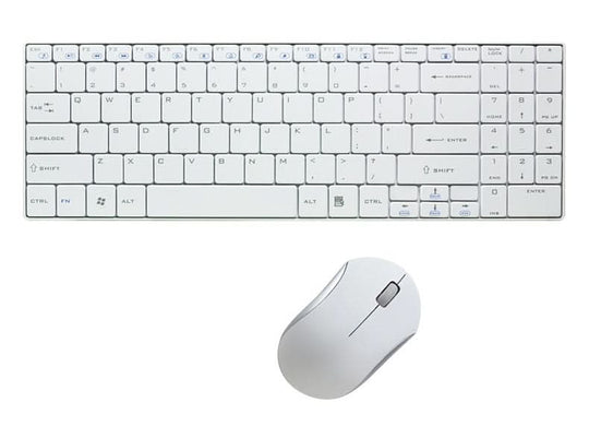 LogiLink ID0109 - RF Wireless Keyboard &amp; Mouse Combo - White