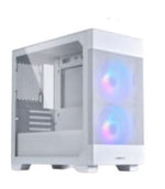 Lian Li Lancool 205 Midi Tower Micro-ATX Case Mesh Front 2x140mm ARGB Fans - White