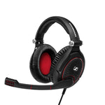 EPOS SENNHEISER GAME ZERO, Over-Ear Wired Gaming Headset with Mic, Black-Red
