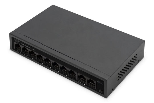 Digitus 8- Port Gigabit PoE Networkswitch, Desktop, unmanaged, 60 W, af/at