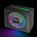 مزوّد طاقة Thermaltake Toughpower PF1 بقوة 1200 واط، اللون أسود