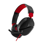 Turtle Beach Recon 70, Over-Ear Wired Gaming Headset with Mic, Black - Red