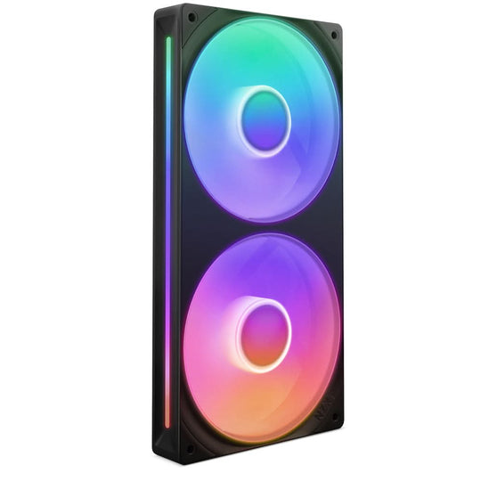 NZXT F Series RGB Core 240mm Fan - Dual 120mm - Black