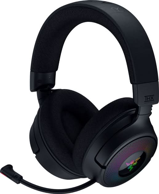Razer Kraken V4 - Head-band Wireless Gaming Headset with Mic - Black